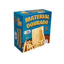 JOGO-MATERIAL DOURADO-MADEIRA 74 PEÇAS