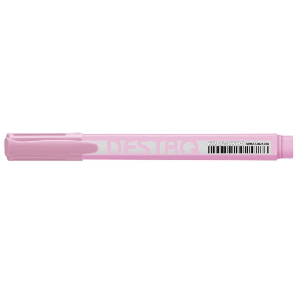 CANETA MARCA TEXTO COMPACTOR DESTAQ RS PASTEL