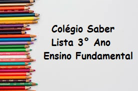 3° ANO ENSINO FUNDAMENTAL