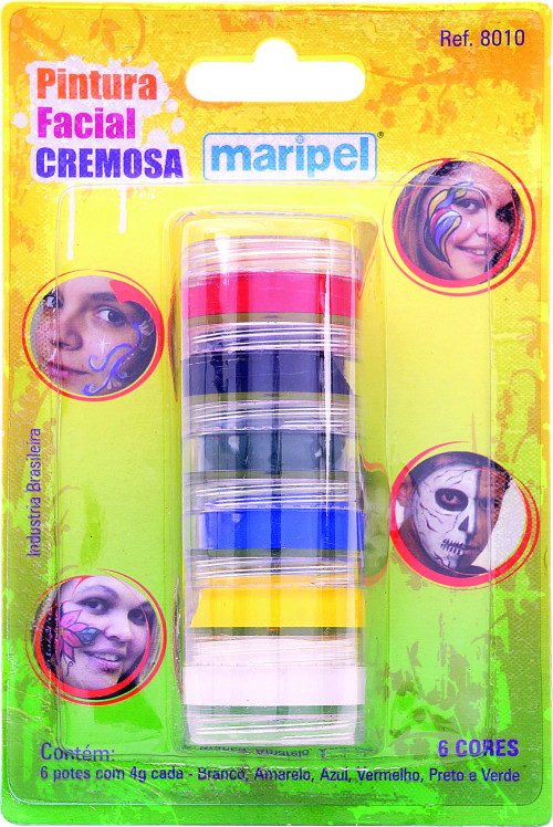 PINTURA FACIAL MARIPEL CREMOSA 6C