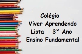 3° ANO ENSINO FUNDAMENTAL I