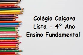4° ANO ENSINO FUNDAMENTAL 
