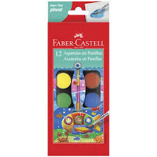 AQUARELA PASTILHAS FABER-12