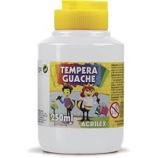 TINTA GUACHE 250ML-UN BRANCO