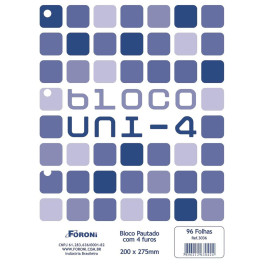 BLOCO FICHARIO 4F BCO-96F FORONI