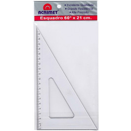 ESQUADRO 21CMX60G ACRILICO