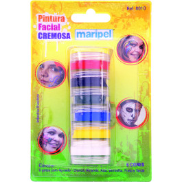 PINTURA FACIAL MARIPEL CREMOSA 6C