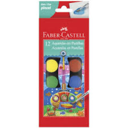 AQUARELA PASTILHAS FABER-12