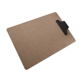 PRANCHETA A4 MADEIRA  PREND.PLASTICO