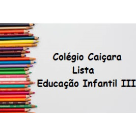 EDUCAÇÃO INFANTIL III