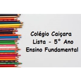 5° ANO ENSINO FUNDAMENTAL 