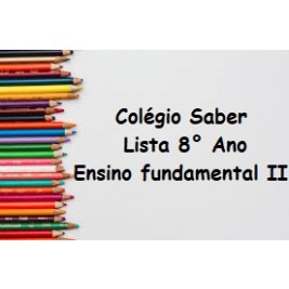 8° ANO ENSINO FUNDAMENTAL II